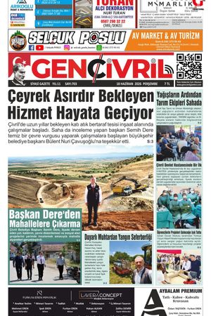 Genç Çivril Gazetesi  18 Haziran 2026 (703)