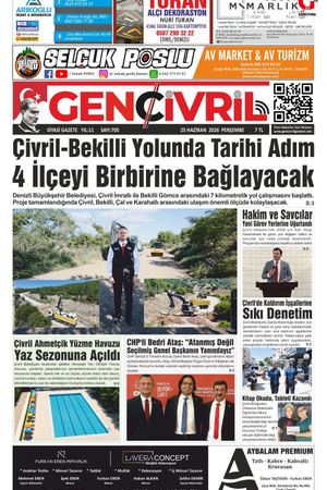 Genç Çivril Gazetesi 25 Haziran 2026 (705)
