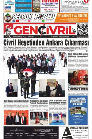 Genç Çivril Gazetesi 2 Temmuz 2026 (707)