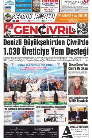 Genç Çivril Gazetesi 9 Temmuz 2026 (709)