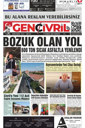 Genç Çivril Gazetesi 27 Temmuz 2026 (714)