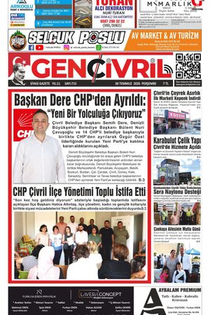 Genç Çivril Gazetesi 30 Temmuz 2026 (715)