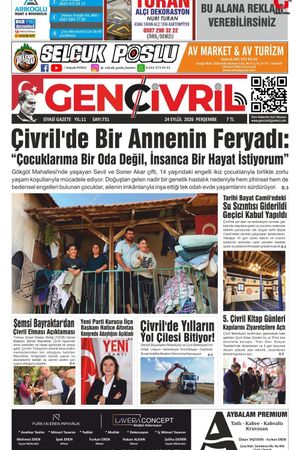 Genç Çivril Gazetesi 24 Eylül 2026 (731)