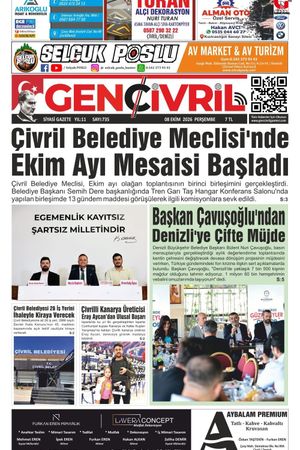 Genç Çivril Gazetesi 8 Ekim 2026 (735)