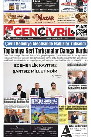 Genç Çivril Gazetesi 12 Ekim 2026 (736)